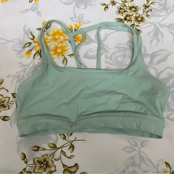 Eqyi Mint Strappy Sports Bra - Picture 3 of 4